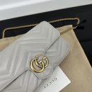 1:1 Replica GG MARMONT MINI BAG light Grey For Women 751526 AACCE 1742