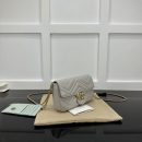 1:1 Replica GG MARMONT MINI BAG light Grey For Women 751526 AACCE 1742