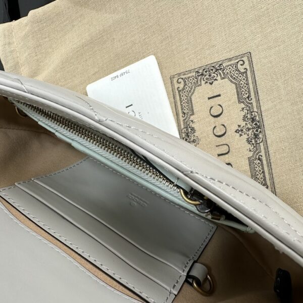 1:1 Replica GG MARMONT MINI BAG light Grey For Women 751526 AACCE 1742