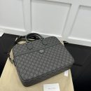 1:1 Replica Ophidia Medium GG Briefcase Dark grey Exclusive For Men 792116 FACJT 1244