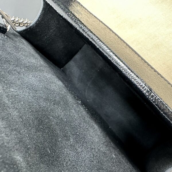 1:1 Replica GUCCI DIONYSUS SUPER MINI BAG P Black patent leather Exclusive For Women 795368 0AAA6 1000