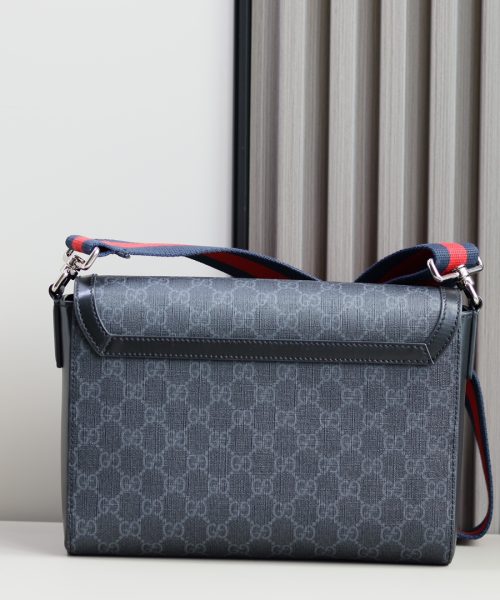 1:1 Replica GG CROSSBODY BAG P GG black Supreme canvas Exclusive For Women 771167 K5RLN 1095