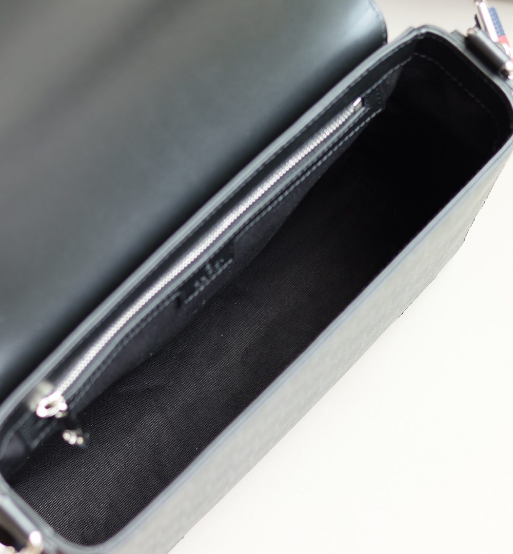 1:1 Replica GG CROSSBODY BAG P GG black Supreme canvas Exclusive For Women 771167 K5RLN 1095