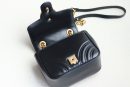 1:1 Replica GG MARMONT MINI SHOULDER BAG P Black matelassé chevron leather Exclusive For Women 739682 AABZC 1000