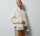 1:1 Replica GG MARMONT SUPER MINI BAG P Light blue iridescent matelassé chevron leather Exclusive For Women ‎476433 AAC2U 4923