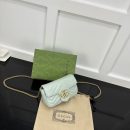 1:1 Replica GG MARMONT SUPER MINI BAG P Turquoise Exclusive For Women 476433