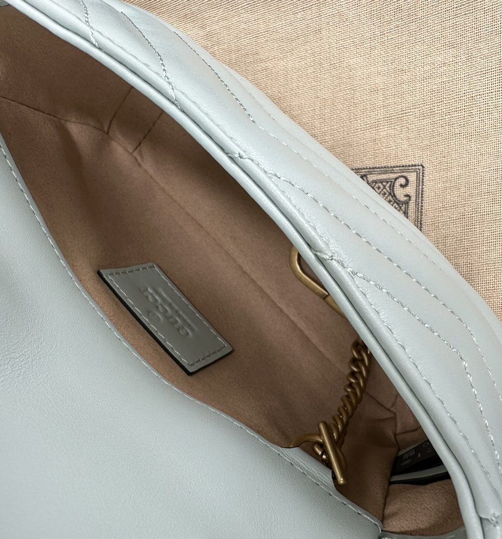 1:1 Replica GG MARMONT SUPER MINI BAG P Turquoise Exclusive For Women 476433