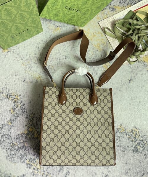 replica gg small tote with interlocking g p