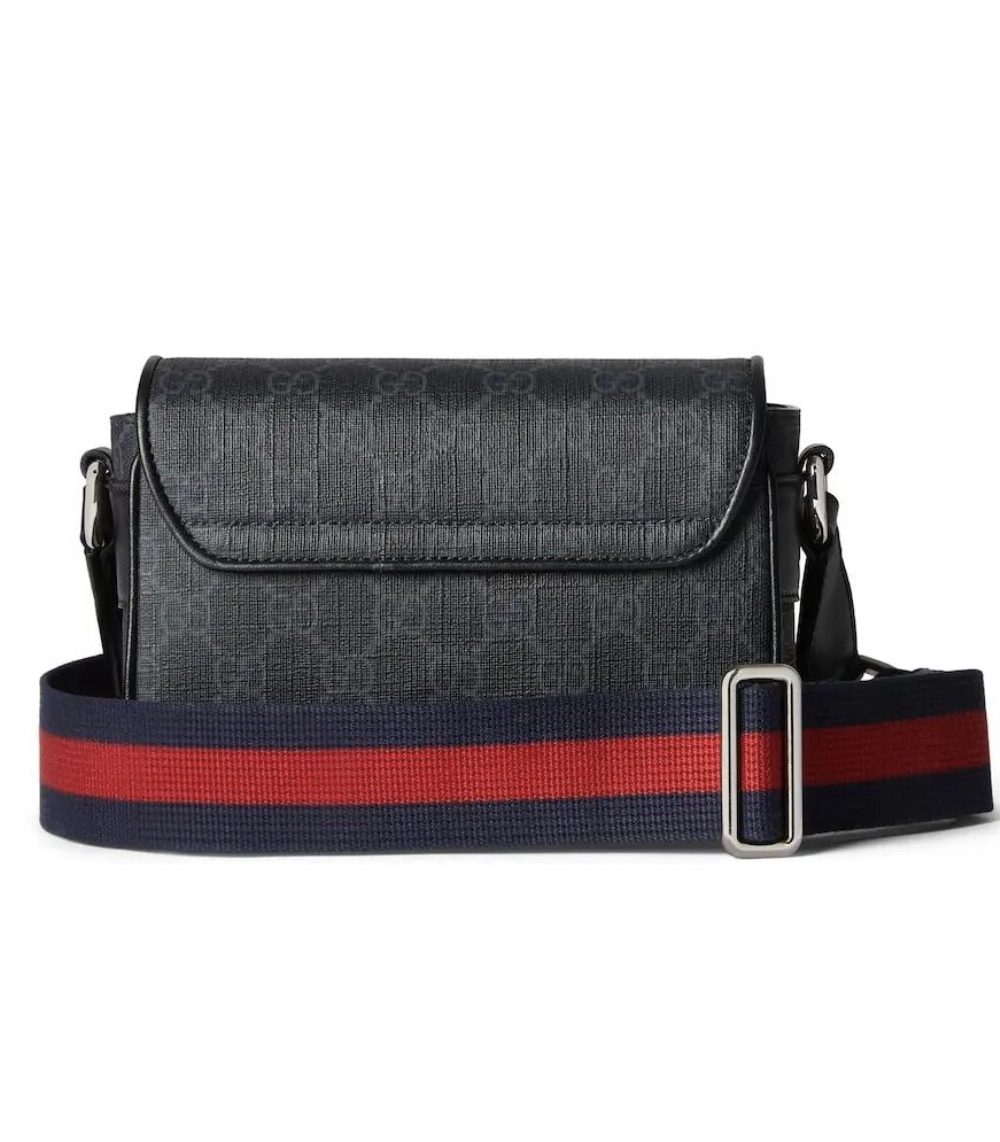 1:1 Replica GG SUPER MINI BAG P Black GG Supreme canvas Exclusive For Men‎ 791741 FADJA 1042