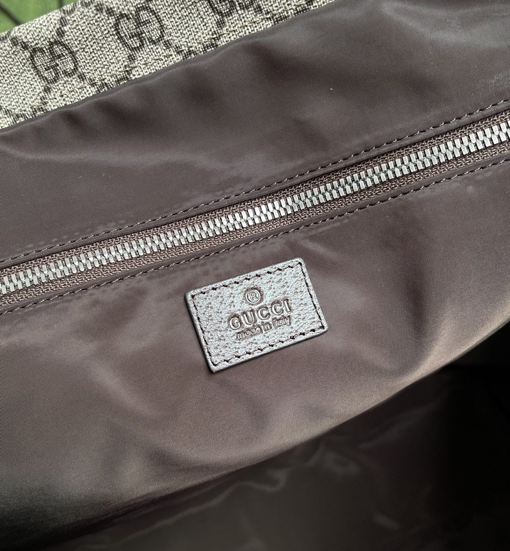 1:1 Replica GG TENDER MEDIUM TOTE BAG P Beige and ebony GG Supreme Tender canvas Exclusive For Women 763287 FACHL 8844