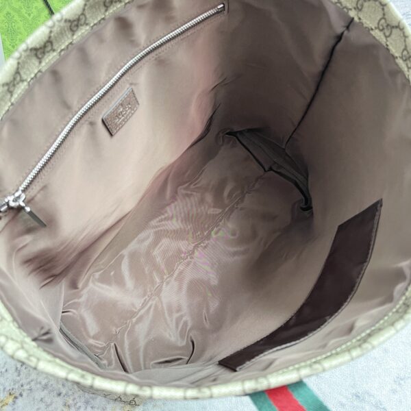 1:1 Replica GG TENDER MEDIUM TOTE BAG P Beige and ebony GG Supreme Tender canvas Exclusive For Women 763287 FACHL 8844