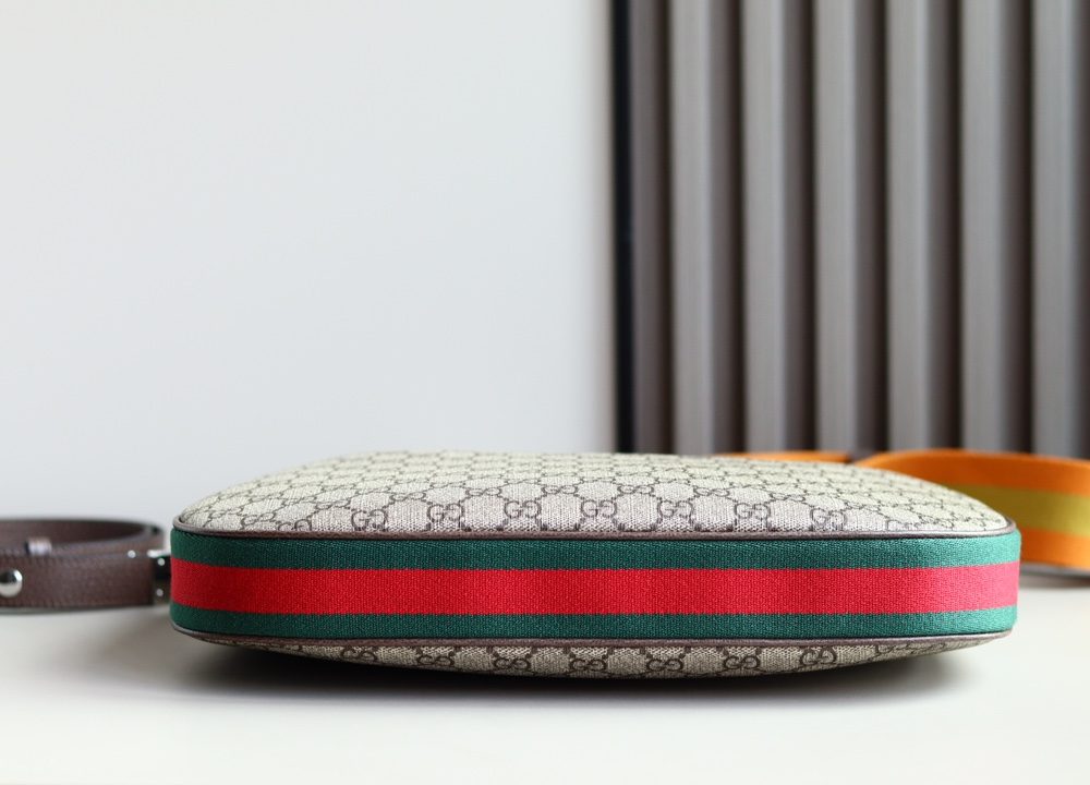 1:1 Replica GUCCI ATTACH MEDIUM SHOULDER BAG P Beige and blue GG Supreme canvas Exclusive For Women 702823 96GRN 4082