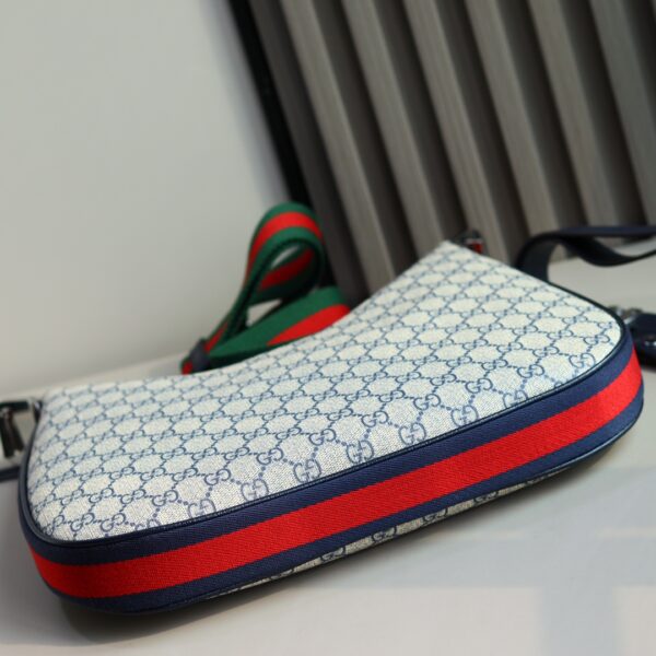 1:1 Replica GUCCI ATTACH MEDIUM SHOULDER BAG P BLUE GG Supreme canvas Exclusive For Women