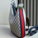 1:1 Replica GUCCI ATTACH MEDIUM SHOULDER BAG P BLUE GG Supreme canvas Exclusive For Women