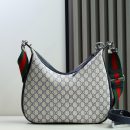 1:1 Replica GUCCI ATTACH MEDIUM SHOULDER BAG P BLUE GG Supreme canvas Exclusive For Women