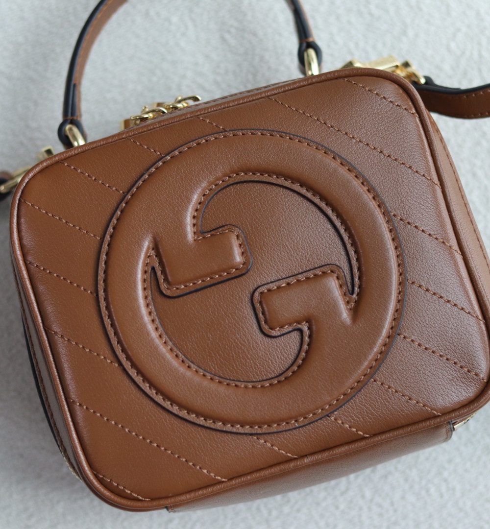 1:1 Replica GUCCI BLONDIE TOP HANDLE BAG P Cuir leather Exclusive For Women 744434 1IV0G 2535