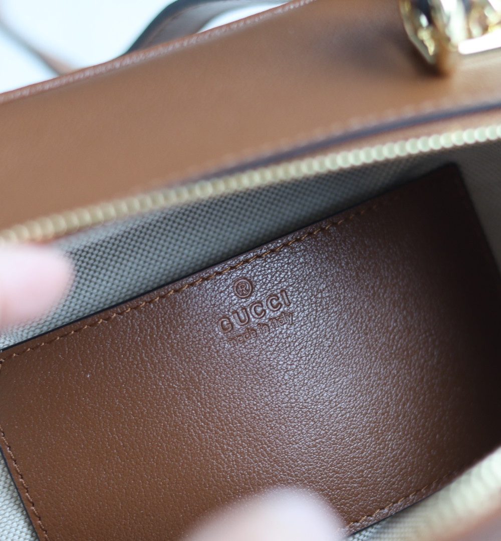 1:1 Replica GUCCI BLONDIE TOP HANDLE BAG P Cuir leather Exclusive For Women 744434 1IV0G 2535