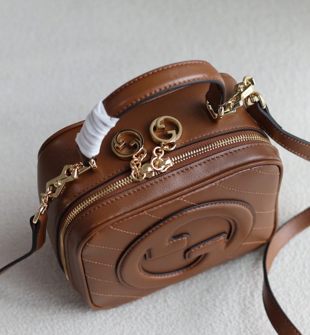 1:1 Replica GUCCI BLONDIE TOP HANDLE BAG P Cuir leather Exclusive For Women 744434 1IV0G 2535