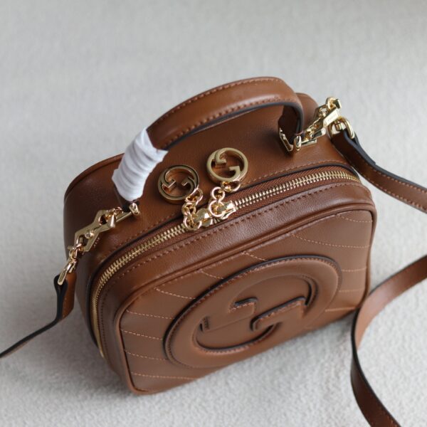 1:1 Replica GUCCI BLONDIE TOP HANDLE BAG P Cuir leather Exclusive For Women 744434 1IV0G 2535