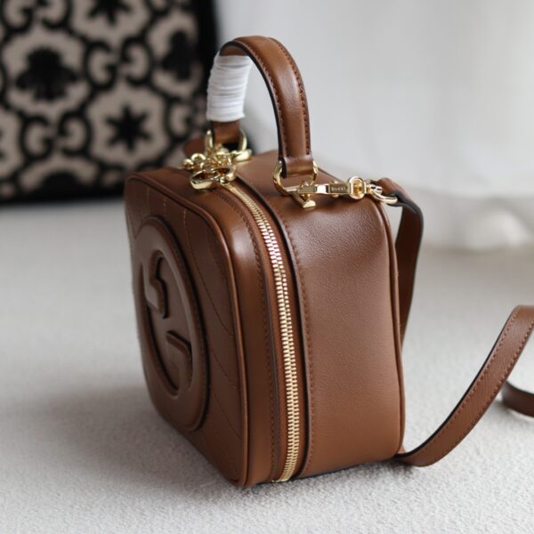 1:1 Replica GUCCI BLONDIE TOP HANDLE BAG P Cuir leather Exclusive For Women 744434 1IV0G 2535