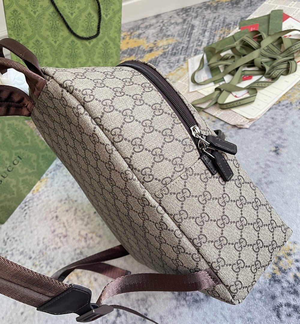 1:1 Replica GUCCI CHILDRENS BACKPACK P Beige and ebony GG Supreme canvas Exclusive For CHILDRENS 782708 FAC4E 9771
