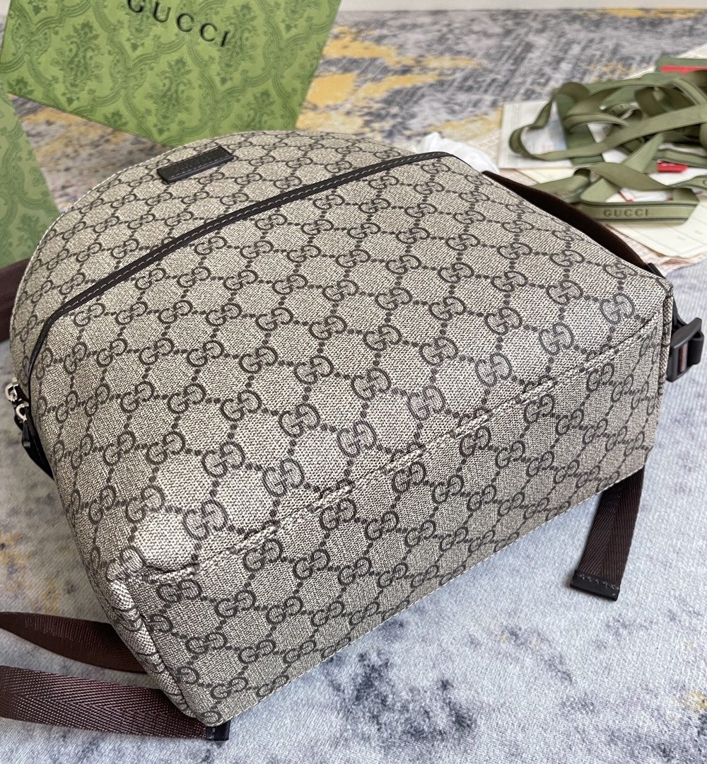 1:1 Replica GUCCI CHILDRENS BACKPACK P Beige and ebony GG Supreme canvas Exclusive For CHILDRENS 782708 FAC4E 9771