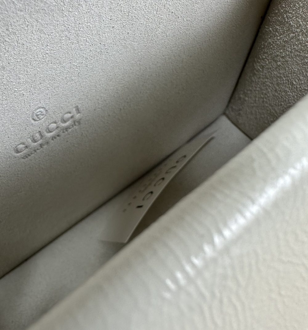 1:1 Replica GUCCI DIONYSUS SUPER MINI BAG P Light grey patent leather Exclusive For Women 795368 0AAA6 1712