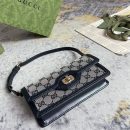 1:1 Replica GUCCI LUCE MINI SHOULDER BAG P Beige and blue Original GG canvas Exclusive For Women 790038 FADHW 4064