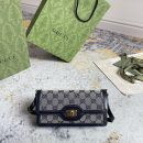 1:1 Replica GUCCI LUCE MINI SHOULDER BAG P Beige and blue Original GG canvas Exclusive For Women 790038 FADHW 4064
