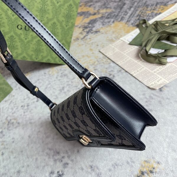 1:1 Replica GUCCI LUCE MINI SHOULDER BAG P Beige and blue Original GG canvas Exclusive For Women 790038 FADHW 4064