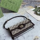 1:1 Replica GUCCI LUCE MINI SHOULDER BAG P Beige and ebony Original GG canvas Exclusive For Women 790038 FADHW 9742