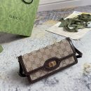 1:1 Replica GUCCI LUCE MINI SHOULDER BAG P Beige and ebony Original GG canvas Exclusive For Women 790038 FADHW 9742