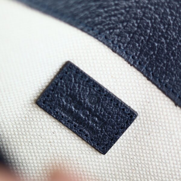 1:1 Replica GUCCI OPHIDIA GG SMALL BELT BAG P Blue and black GG Supreme canvas Exclusive For Women 752597 2ZGMN 8441