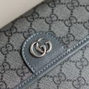 1:1 Replica GUCCI OPHIDIA GG SMALL BELT BAG P Grey and black GG Supreme canvas Exclusive For Women 752597 2ZGMN 8576