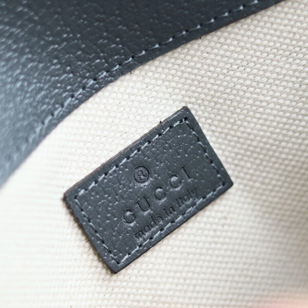 1:1 Replica GUCCI OPHIDIA GG SMALL BELT BAG P Grey and black GG Supreme canvas Exclusive For Women 752597 2ZGMN 8576
