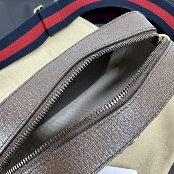 1:1 Replica GUCCI OPHIDIA GG SMALL CROSSBODY BAG P Beige and ebony GG Supreme canvas Exclusive For Women 752591 FACFW 8920