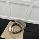 1:1 Replica GUCCI OPHIDIA GG SUPER MINI SHOULDER BAG P Beige and ebony GG Supreme canvas Exclusive For Women 772308 K9GSG 8367