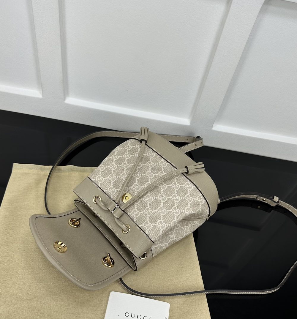 1:1 Replica GUCCI OPHIDIA MINI BACKPACK P grey Exclusive For Women 795221