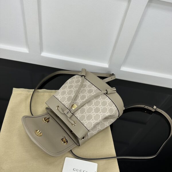 1:1 Replica GUCCI OPHIDIA MINI BACKPACK P grey Exclusive For Women 795221