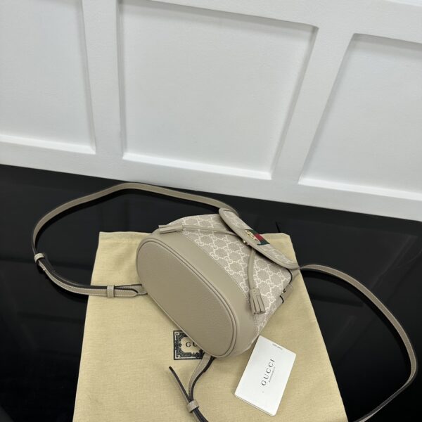 1:1 Replica GUCCI OPHIDIA MINI BACKPACK P grey Exclusive For Women 795221