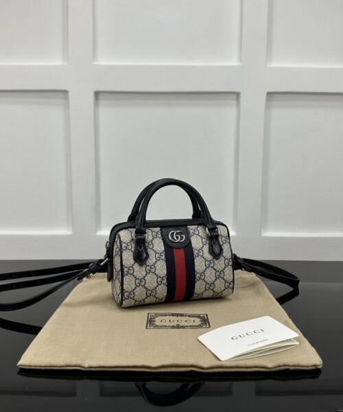 replica gucci ophidia super mini bag p black