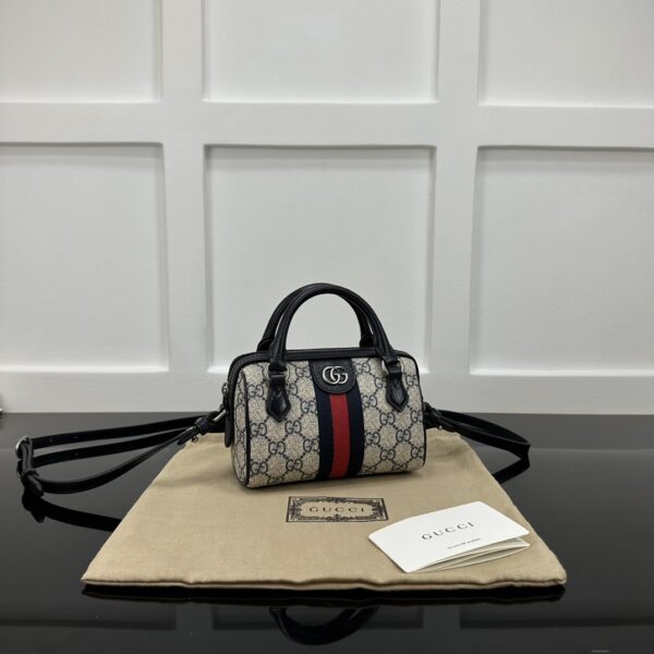 replica gucci ophidia super mini bag p black