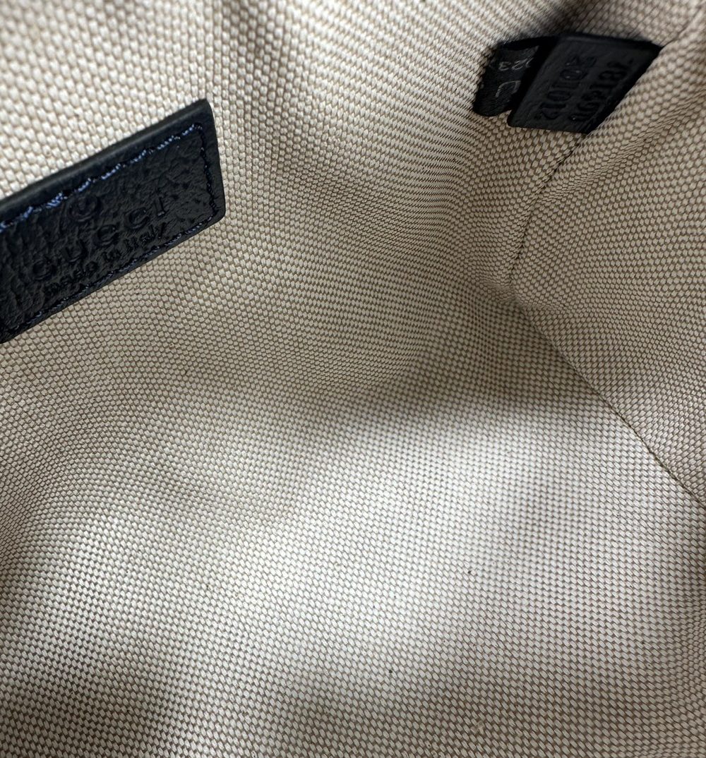 1:1 Replica GUCCI OPHIDIA SUPER MINI BAG P BLACK Exclusive For Women 781490