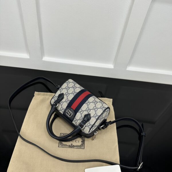 1:1 Replica GUCCI OPHIDIA SUPER MINI BAG P BLACK Exclusive For Women 781490