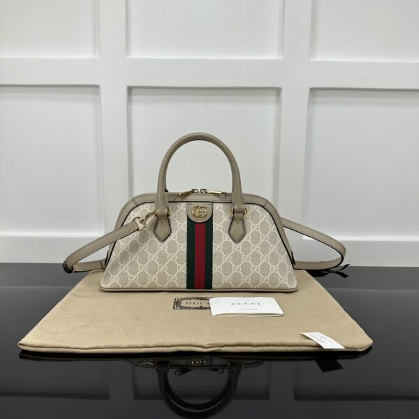replica gucci small top handle bag p grey