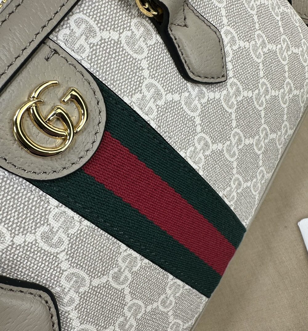 1:1 Replica GUCCI SMALL TOP HANDLE BAG P grey Exclusive For Women 795249