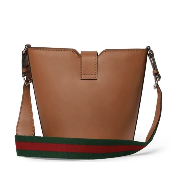 1:1 Replica GG MINI BUCKET SHOULDER BAG P Brown leather Exclusive For Women 782908 AABHE 2141