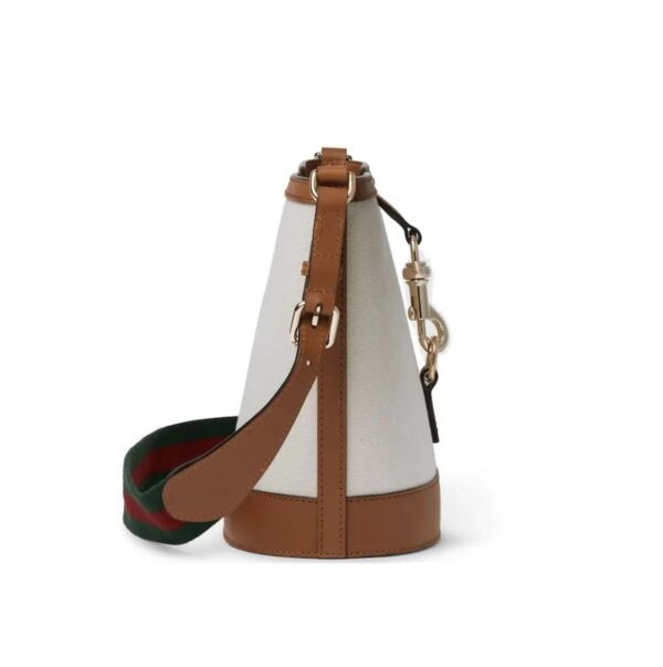 1:1 Replica GG MINI BUCKET SHOULDER BAG P Natural canvas Exclusive For Women 782908 FADGF 9041