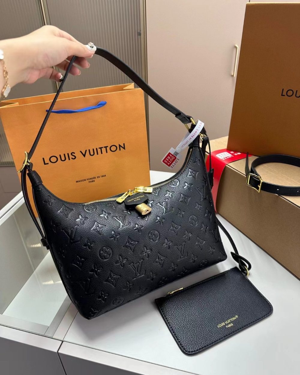 Louis Vuitton LV slouchy bag monogram empreinte Luxury bag for Women M46610