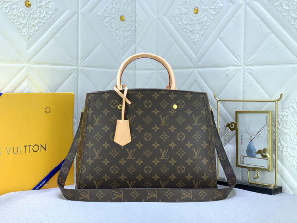 1:1 Replica Louis Vuitton LV Montaigne GM Monogram Canvas Luxury Bag For Women M41067 - 13in/33cm